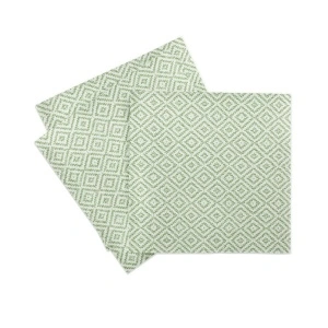 Празнични салфетки Linclass - Lagos Base Green / 40 x 40 см / 50 бр. - Img 3