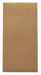 Салфетки с ДЖОБче за прибори Linclass Bronze / 40 х 40 см / 12 бр. - Img 2