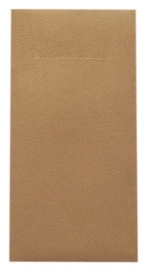 Салфетки с ДЖОБче за прибори Linclass Bronze / 40 х 40 см / 12 бр. - Img 2