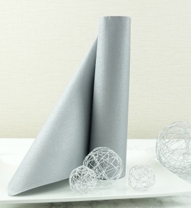 Салфетки Mank HORECA, Linclass® Airlaid, Silver Silver, 40 x 40 cm, Идеални за сватби, партита, кръщенета, Комплект от 50 бр. - Img 1