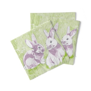 3-слойни салфетки за маса, Tissue - Lilly & Lenni / 24 x 24 см / 150 бр. - Img 2
