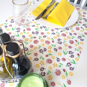 Mank Horeca салфетки за маса, Linclass® Airlaid, Yellow Yellow, 40 x 40 cm, Идеални за партита, кръщенета, Великденски комплект 50 - Img 2