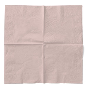 Mank Horeca салфетки за маса, Tissue Deluxe®, Пудрово розово, 24 x 24 cm cm, Идеални за сватби, партита, кръщенета, Великденски комплект 150 - Img 2
