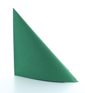 Празнични чинии Linclass - Тъмнозелени / 40 x 40 cm / 12 броя - Img 2