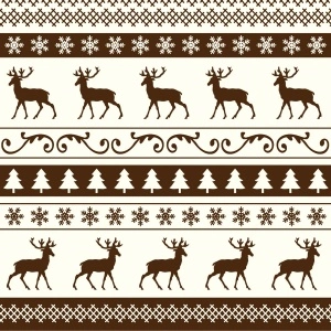 Салфетки Mank HORECA, Linclass® Airlaid, Коледа, Нова година, Basti (кафяво-кремави), 40 x 40 cm, Идеални за сватби, партита, кръщенета, Комплект от 50 бр.