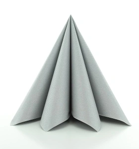 Салфетки Mank HORECA, Linclass® Airlaid, Silver Silver, 40 x 40 cm, Идеални за сватби, партита, кръщенета, Комплект от 50 бр. - Img 3