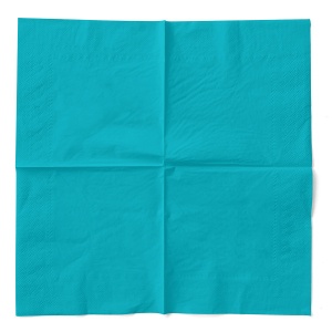 3-слойни салфетки за маса, Tissue - Aquablue / 33 х 33 см / 20 бр. - Img 2