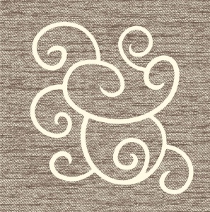 Празнични салфетки Linclass - Flow (Cream-Brown) / 40x40 см / 50 бр. - Img 2