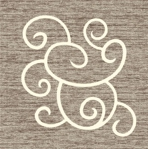 Празнични салфетки Linclass - Flow (Cream-Brown) / 40x40 см / 50 бр. - Img 2