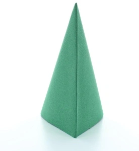 Празнични чинии Linclass - Тъмнозелени / 40 x 40 cm / 12 броя - Img 3