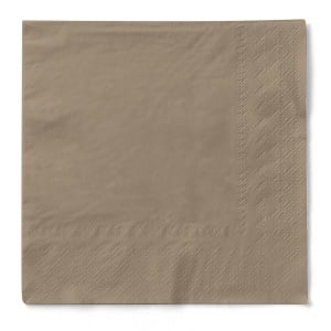 Салфетки за маса 3 слоя Tissue, Бежово сиви, 33 х 33 см, 100 бр. - Img 3