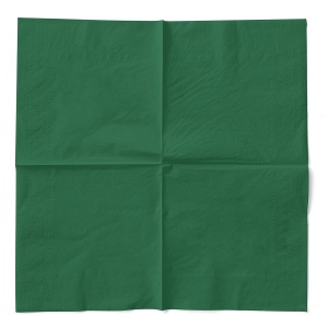 3-слойни салфетки за маса, Tissue - Green / 33 x 33 см / 100 бр. - Img 3
