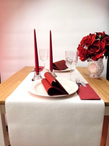 Комплект от 1 Napron Traverse Roll Mank HORECA, Linclass® Airlaid, White Alb, 40 cm x 24 m, Идеален за сватби, партита, кръщенета - Img 1