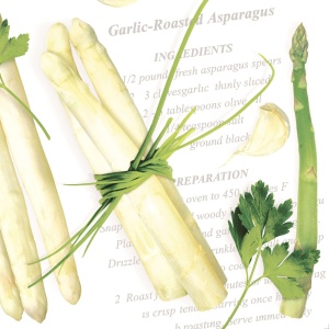 Комплект от 50 салфетки Mank HORECA, Linclass® Airlaid, Asparagus Asparagus, 40 x 40 cm, Идеални за сватби, партита, кръщенета - Img 2