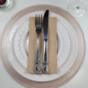 КУТИЯ Linclass салфетки с отлично качество, светлокафяви, 40×40 см, сгънати на 1/8, 864 броя - Img 4