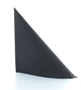 Празнични чинии Linclass - Черни / 40 x 40 cm / 12 броя - Img 2