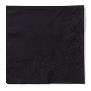 Салфетки Mank Horeca, Tissue Deluxe®, черни, 33 x 33 см, Комплект от 100 бр.