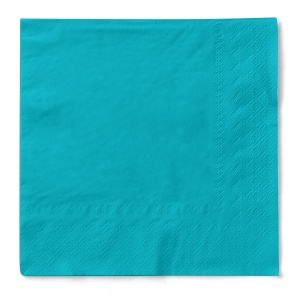 3-слойни салфетки за маса, Tissue - Aquablue / 33 х 33 см / 20 бр. - Img 1