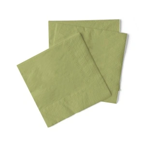3-слойни салфетки за маса Tissue - Olive / 33 x 33 см / 100 бр.