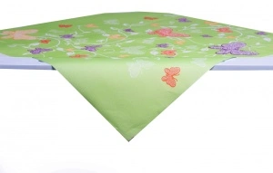 Mank HORECA покривка, Linclass® Airlaid, Charlotte Butterflies, 80 x 80 см, Идеална за сватби, партита, кръщенета - Img 3
