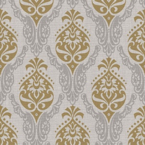 Празнични салфетки Linclass - Doris (Gold-Silver) / 40 x 40 см / 50 бр. - Img 3