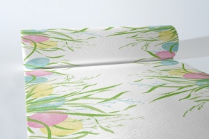Пътека за маса Linclass - Ostern (Великденски десен) / 40 см x 24 м / 1 ролка - Img 1