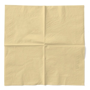 Салфетки за маса 3 слоя Tissue - Cream, 40 x 40 см, 100 бр PREMIUM - Img 3