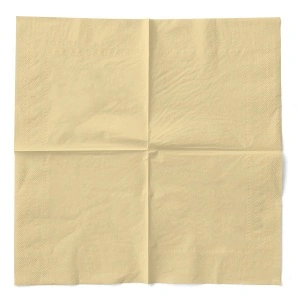 Салфетки за маса 3 слоя Tissue - Cream, 40 x 40 см, 100 бр PREMIUM - Img 3