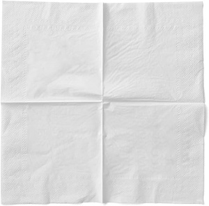 Mank Horeca салфетки за маса, Tissue Deluxe®, бели, 20 x 20 см, идеални за сватби, партита, кръщенета, великденски комплект 300 - Img 2