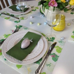 Mank HORECA салфетки, Softpoint®, Olive Olive, 40 x 40 cm, идеални за сватби, партита, кръщенета, комплект от 50 бр. - Img 3