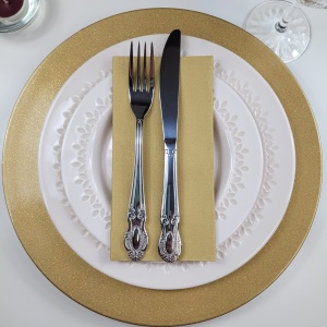 КУТИЯ Салфетки Linclass с отлично качество, златни, 40×40 см, сгънати на 1/8, 864 броя - Img 4
