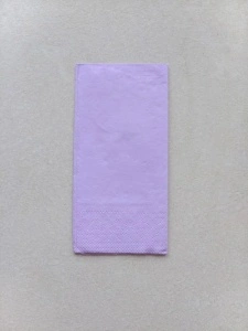 ПОЛУПАЛЕТ Салфетки за маса, 3 слоя, Tissue – LILA, 33 x 33 см, сгънати 1/8, 9000 бр.