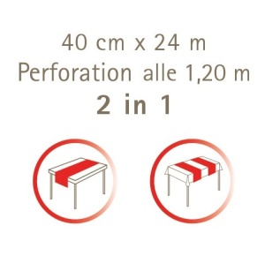 Напречна греда за маса - Linclass-light Light cream / 40 см х 24 м / 1 бр - Img 2