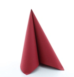 Празнични салфетки Linclass - Бордо (клен / бордо) / 40 x 40 cm / 25 броя
