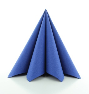 Празнични салфетки Linclass - Royal Blue (тъмно сини) / 40 х 40 см / 50 бр. - Img 1