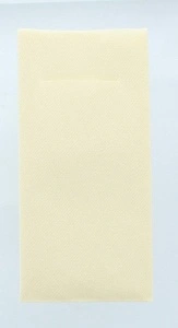 Салфетки с ДЖОБче за прибори - Linclass Creme (Cream) / 40 х 40 см / 75 бр. - Img 2