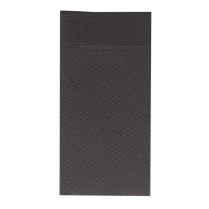 Джобни салфетки за прибори Mank Horeca, Tissue Deluxe®, светло черни, 40 x 40 см, идеални за сватби, партита, кръщенета, великденски комплект 75 - Img 2