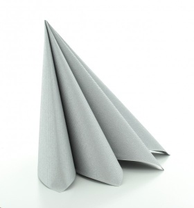 Комплект от 12 салфетки Mank Horeca, Linclass® Airlaid, Silver Silver, 40 x 40 cm, Идеални за партита, кръщенета, Великден - Img 2