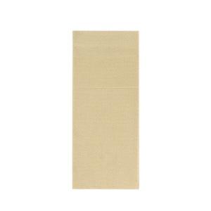 КУТИЯ с салфетки с джоб за прибори – Softpoint (тъмно кремаво) / 33 x 40 см / 900 броя - Img 3
