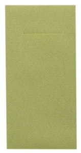 Салфетки с ДЖОБ за прибори, Linclass Olive, Olive green, 40 х 40 см, 75 бр. - Img 2