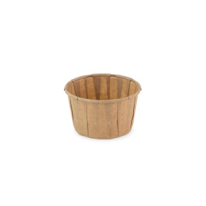 Чаши от естествена хартия (FSC®), кръгли, 120 ml, ø70 x h43mm, 100 бр. - Img 1