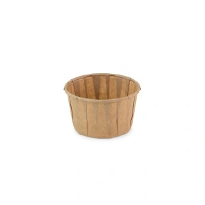 Чаши от естествена хартия (FSC®), кръгли, 120 ml, ø70 x h43mm, 100 бр.