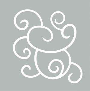 Празнични салфетки Linclass - Flow up (Сиво-бели) / 40x40 см / 50 бр. - Img 1