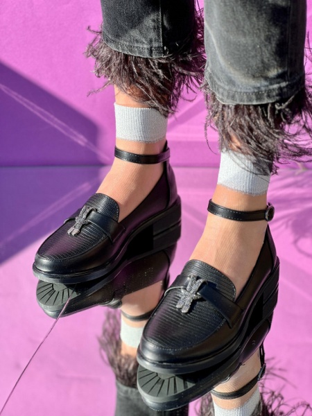 Pantofi Casual Cod:E616Black