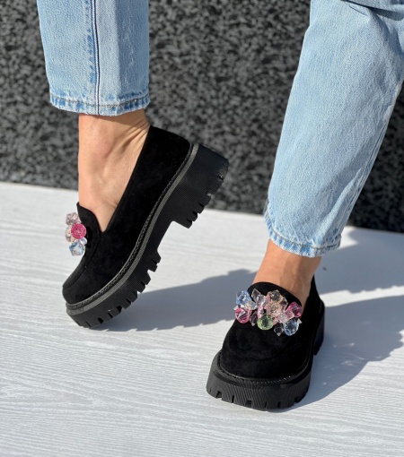 Pantofi Casual Cod:JH283P Black - Img 5