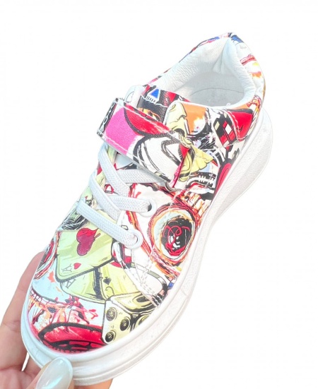 Pantofi sport Cod: D955-2 Red - Img 2