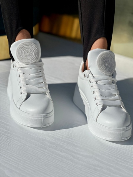 Pantofi Sport Cod: H203 White - Img 4