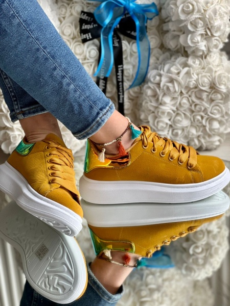 Pantofi sport cod: J79-7 Yellow. - Img 2