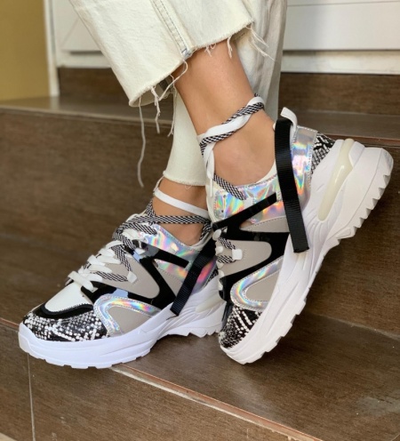Pantofi sport cod: LA61 White - Img 2
