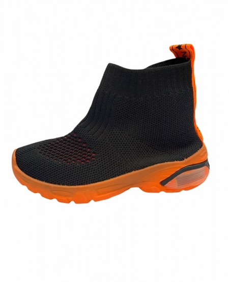 Pantofi Sport cod:R20Black/Orange - Img 3